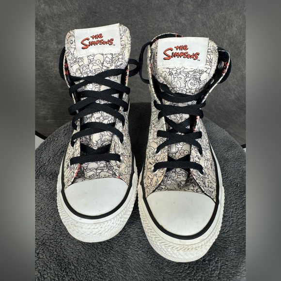 Vans Other - Converse x The Simpsons All Star High Top Sneakers |Unisex | Men’s 6 / Women’s 8